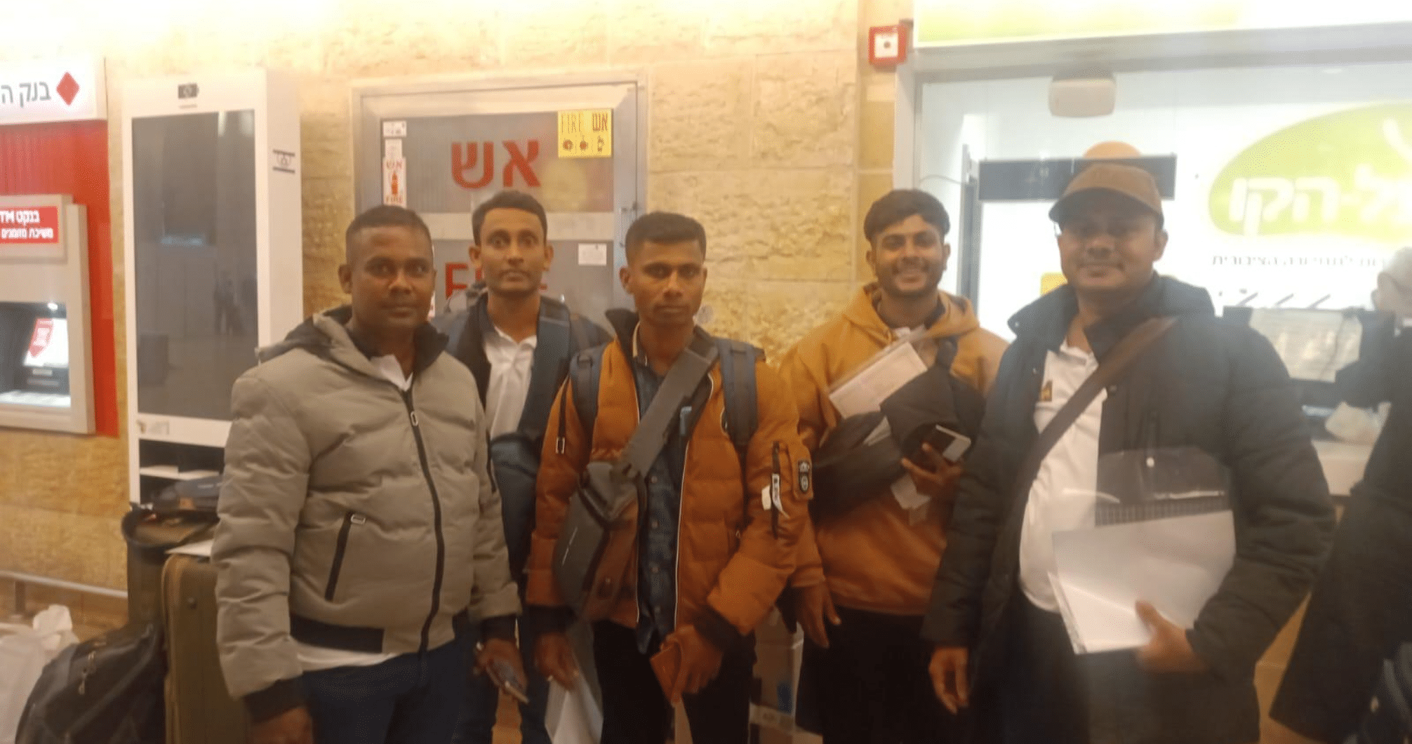קבלת עובדים זרים בשדה התעופה במסגרת שירותי הקרקע של לביאת חן